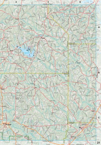 Louisiana Atlas & Gazetteer Page 21 Preview 1