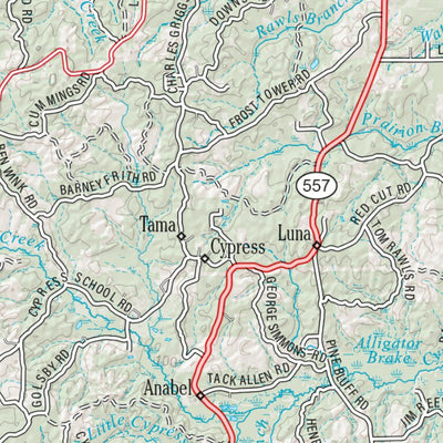 Louisiana Atlas & Gazetteer Page 21 Preview 3
