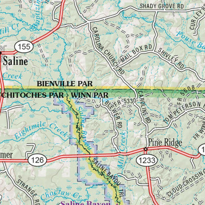 Louisiana Atlas & Gazetteer Page 20 Preview 2