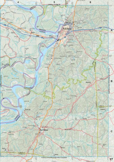 Louisiana Atlas & Gazetteer Page 17 Preview 1