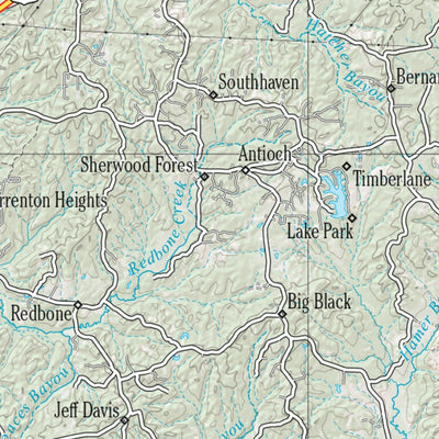 Louisiana Atlas & Gazetteer Page 17 Preview 3