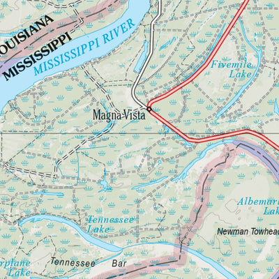 Louisiana Atlas & Gazetteer Page 16 Preview 3