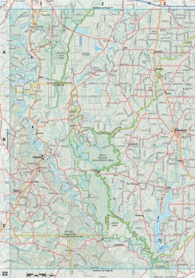 Louisiana Atlas & Gazetteer Page 22 Preview 1
