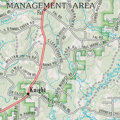 Louisiana Atlas & Gazetteer Page 30 Preview 2