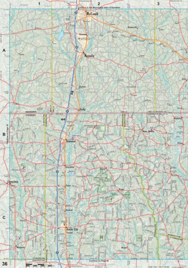 Louisiana Atlas & Gazetteer Page 36 Preview 1