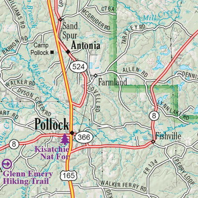 Louisiana Atlas & Gazetteer Page 27 Preview 2