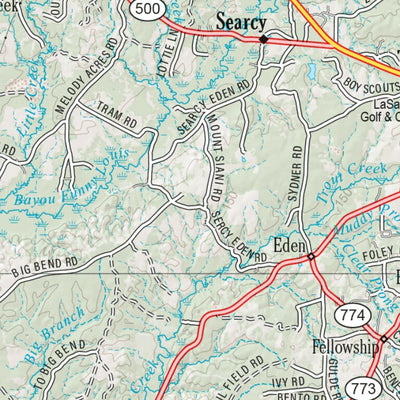 Louisiana Atlas & Gazetteer Page 27 Preview 3