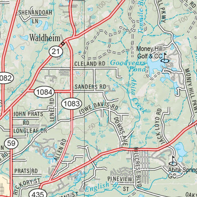 Louisiana Atlas & Gazetteer Page 46 Preview 3