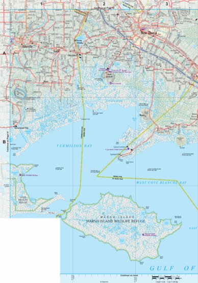 Louisiana Atlas & Gazetteer Page 52 Preview 1