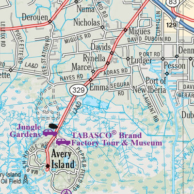 Louisiana Atlas & Gazetteer Page 52 Preview 3