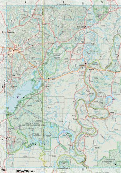 Louisiana Atlas & Gazetteer Page 28 Preview 1