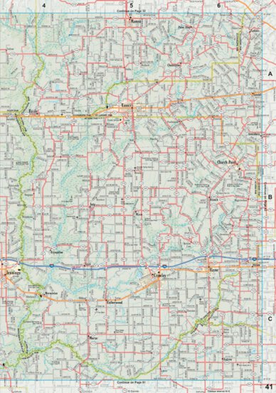 Louisiana Atlas & Gazetteer Page 41 Preview 1