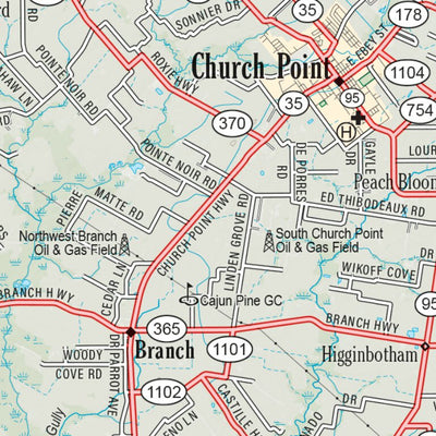 Louisiana Atlas & Gazetteer Page 41 Preview 3