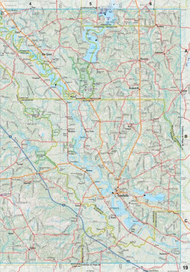 Louisiana Atlas & Gazetteer Page 19 Preview 1