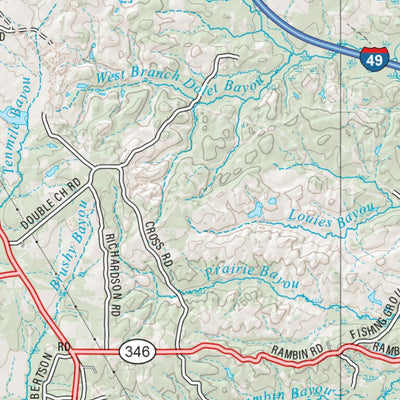 Louisiana Atlas & Gazetteer Page 19 Preview 3