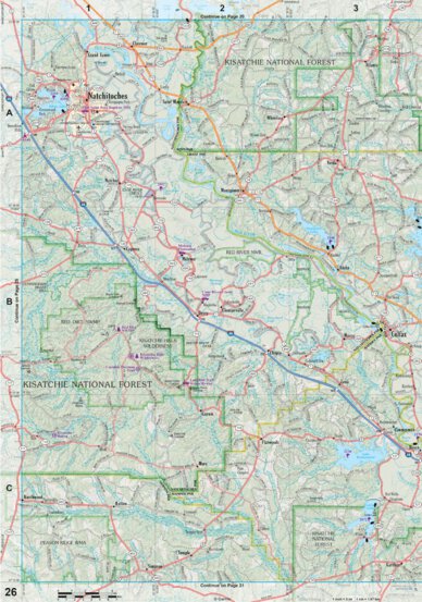 Louisiana Atlas & Gazetteer Page 26 Preview 1