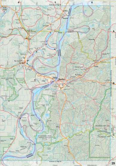 Louisiana Atlas & Gazetteer Page 29 Preview 1