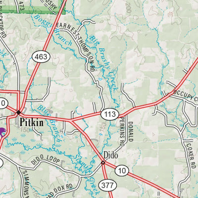 Louisiana Atlas & Gazetteer Page 31 Preview 2