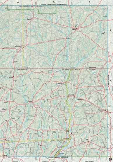 Louisiana Atlas & Gazetteer Page 35 Preview 1