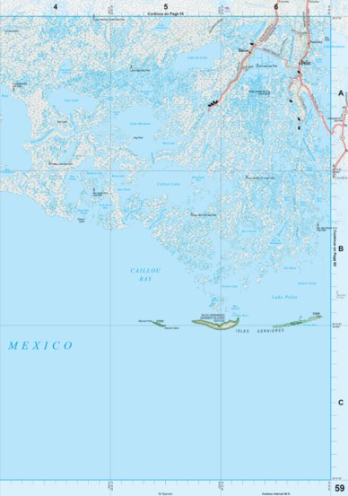 Louisiana Atlas & Gazetteer Page 59 Preview 1