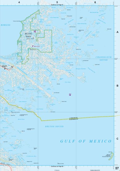 Louisiana Atlas & Gazetteer Page 57 Preview 1