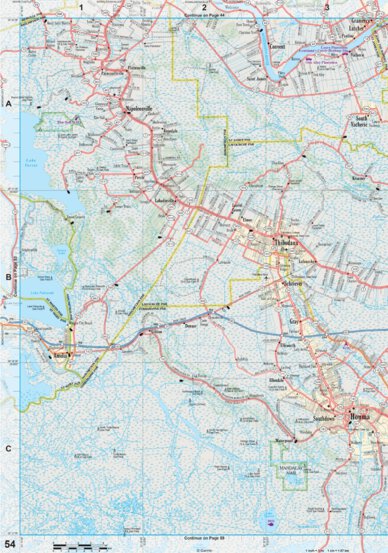 Louisiana Atlas & Gazetteer Page 54 Preview 1
