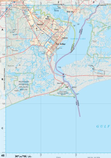 Louisiana Atlas & Gazetteer Page 48 Preview 1