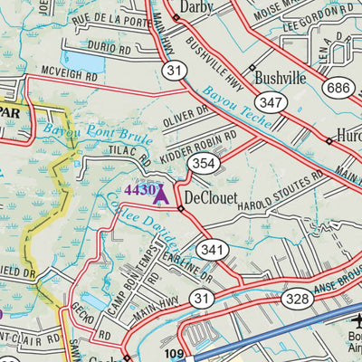 Louisiana Atlas & Gazetteer Page 42 Preview 2