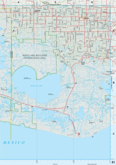 Louisiana Atlas & Gazetteer Page 51 Preview 1