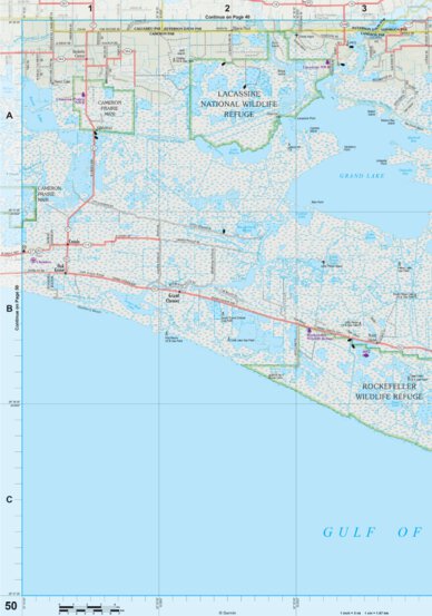 Louisiana Atlas & Gazetteer Page 50 Preview 1