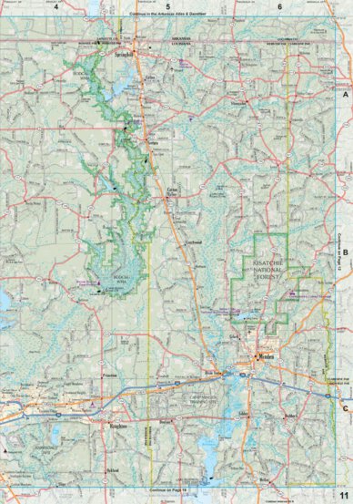 Louisiana Atlas & Gazetteer Page 11 Preview 1