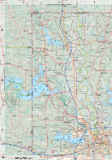 Louisiana Atlas & Gazetteer Page 10 Preview 1