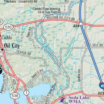 Louisiana Atlas & Gazetteer Page 10 Preview 2