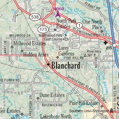 Louisiana Atlas & Gazetteer Page 10 Preview 3