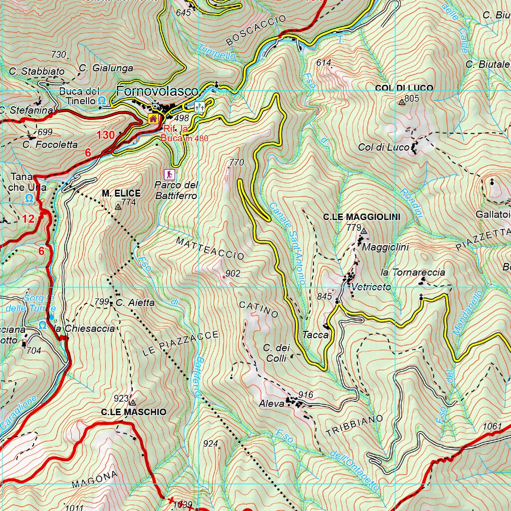 Alpi Apuane Meridionali - Foglio Est Map by Edizioni Multigraphic ...