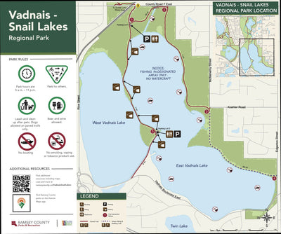 Vadnais - Snail Lakes Regional Park Vadnais Lake Area Preview 1