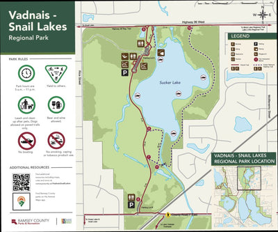 Vadnais - Snail Lakes Regional Park Sucker Lake Area Preview 1