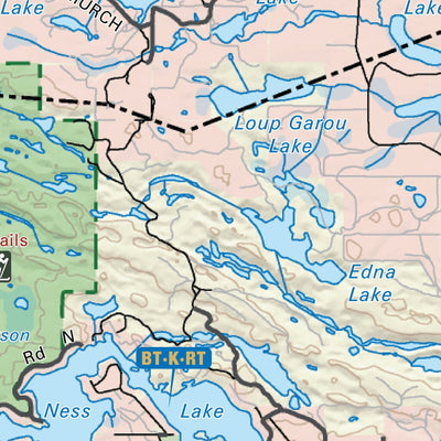 WMU 7-15 Omineca Region 7A - Hunting Topo BC Preview 2