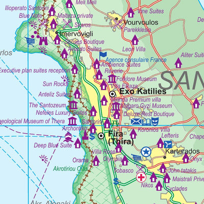 Santorini (Greece) 1:70,000 - ITMB Preview 3