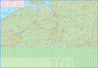 Flanders Region (Belgium) 1 : 240,000 - ITMB Preview 1