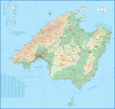Mallorca Island (Spain) 1:160,000 - ITMB Preview 1