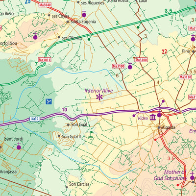 Mallorca Island (Spain) 1:160,000 - ITMB Preview 2