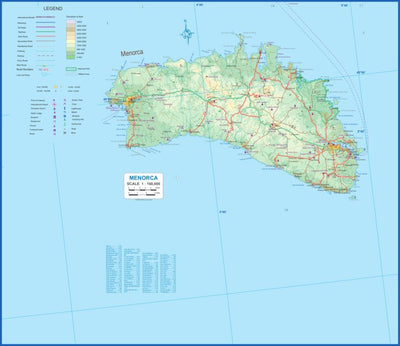Menorca Island (Spain) 1:160,000 - ITMB Preview 1