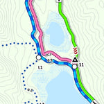 Cottage Grove Ravine Regional Park Winter Map Preview 3