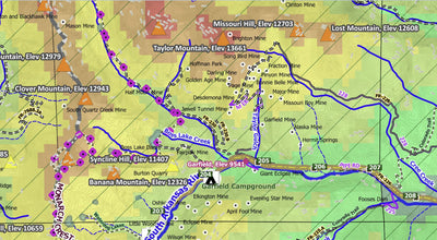 Central-Southern Mountains - Gunnison, Pikes Peak, Canon City & Saguache (100K Quads) Preview 2