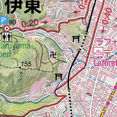 Obira-yama 大平山 Hiking Map (Chubu, Japan) 1:25,000 Preview 3