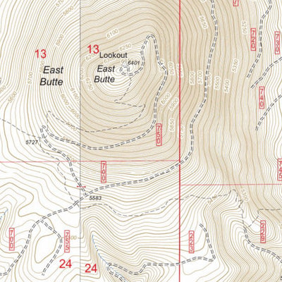 Central Oregon SxS Where to Ride 2510 to Paisley Map #1 Preview 2
