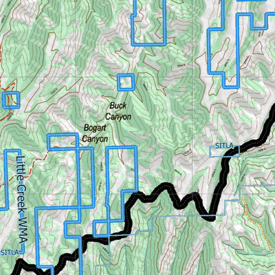 UT Book Cliffs South 15 Topo Preview 2
