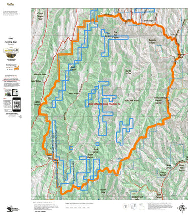 UT Book Cliffs Little Creek Roadless 12 Topo Preview 1