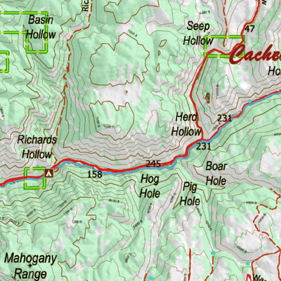UT Cache South 303 Topo Preview 2